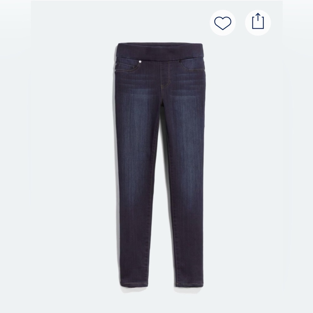 NWT. Liverpool Navy Skinny Jeans‎ Modern Fit pull on